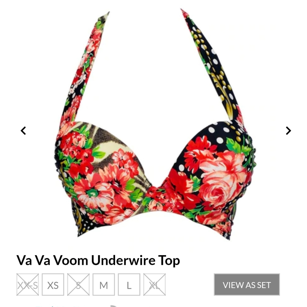 Luli Fama Va Va Voom Underwire Bikini Top
